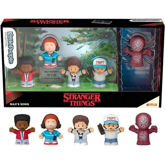 NEW Stranger Things Little People Max's Song Collector Set Fisher-Price Netflix - Picture 1 of 16